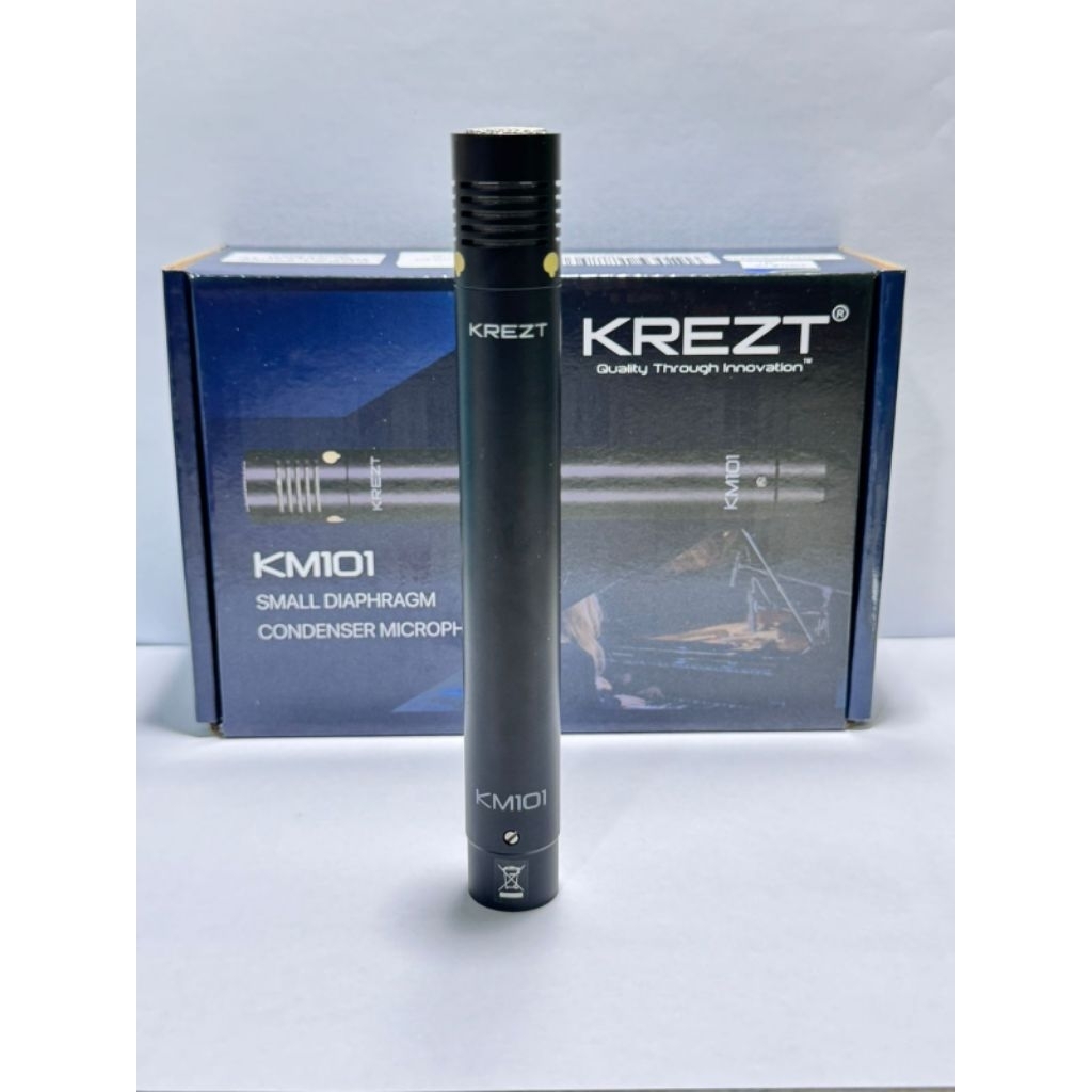 MIC KREZT KM101 MICROPHONE CONDENSOR - MIC INSTRUMENT MIC CONDENSOR KREZT KM 101 ORIGINAL