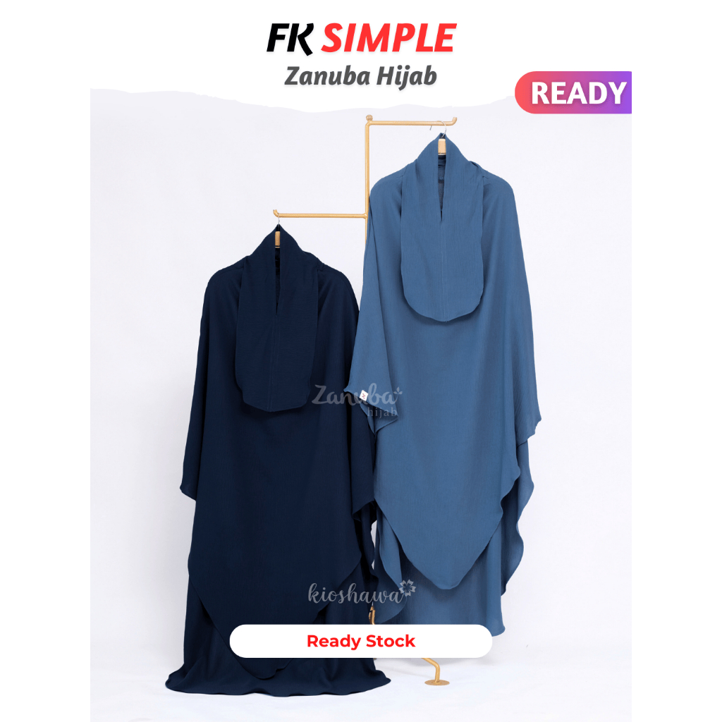 FK SIMPLE Zanuba Hijab Official Jilbabsyarie . French Khimar Daily