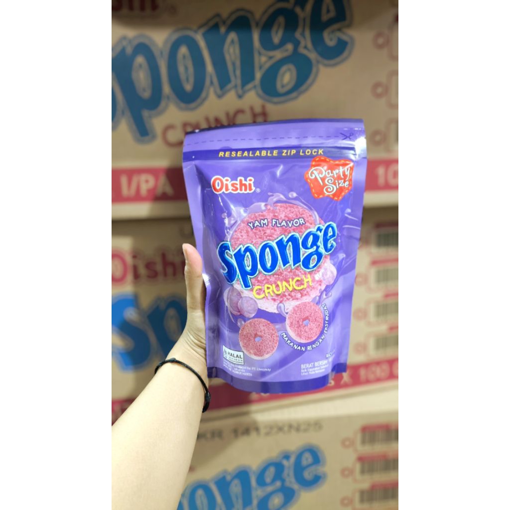 

OISHI SNACK SPONGE CRUNCH UBI 100G
