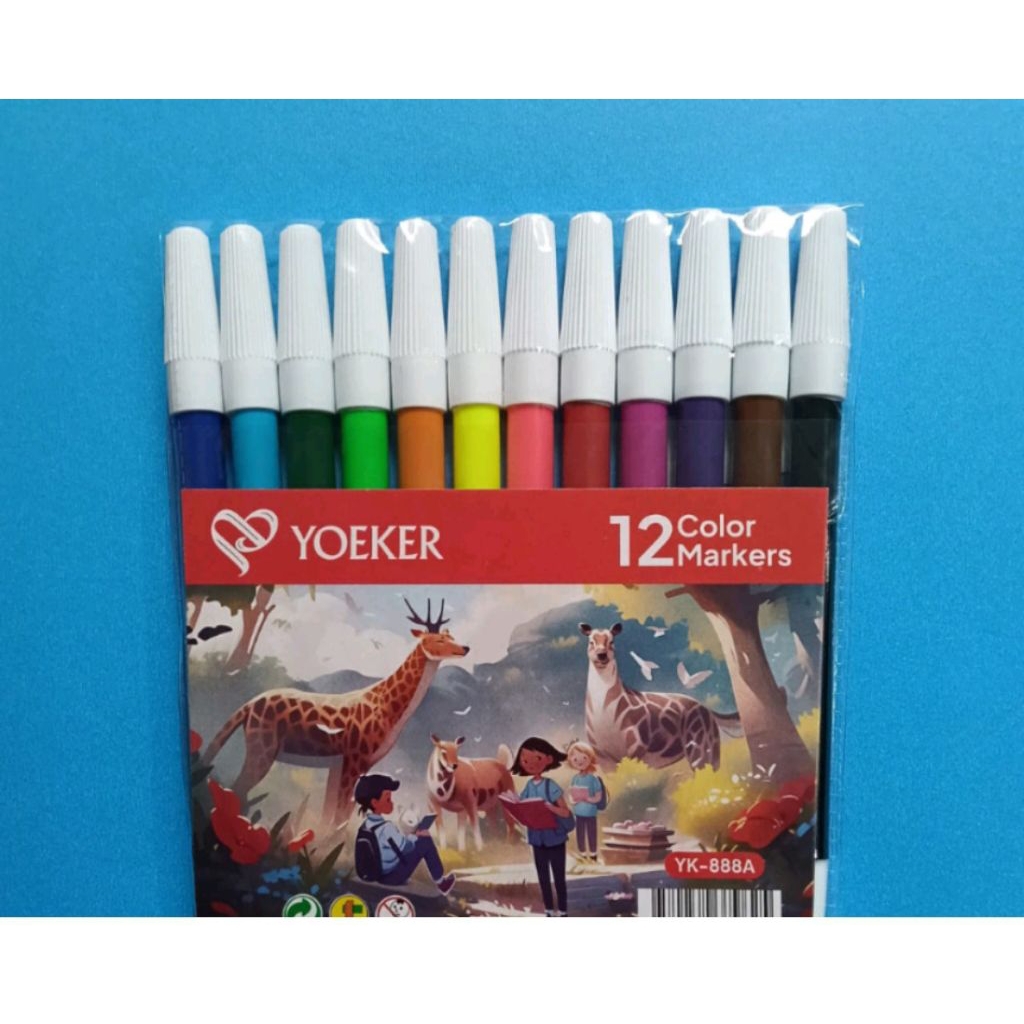 

Gerosir pensil pewarna.1pck isi 12pcs pewarna YOEKER,YK_777