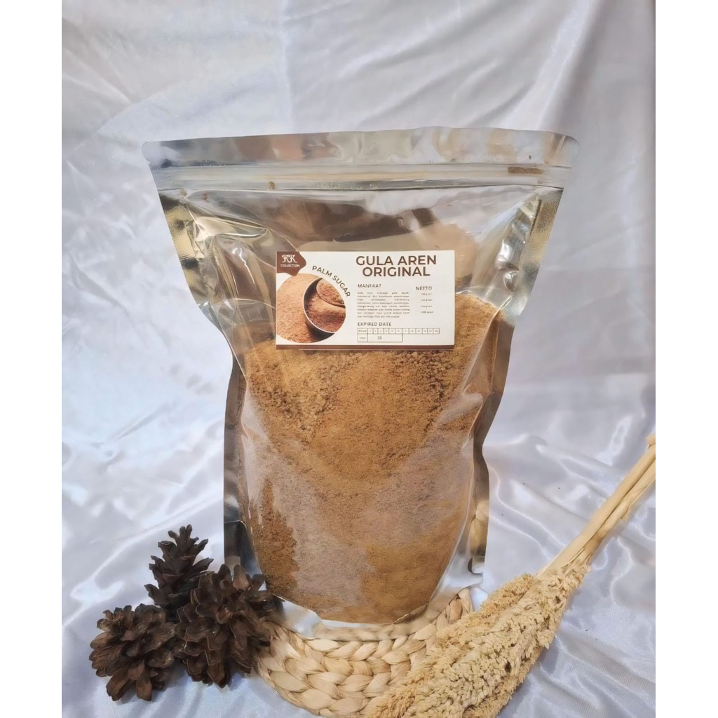 

(TERMURAH)GULA AREN ORIGINAL|ORGANIC PALM SUGAR|GULA AREN BUBUK ORGANIK 1000GR
