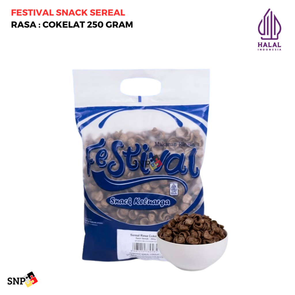 Festival Snack Sereal Rasa Cokelat 250 Gram