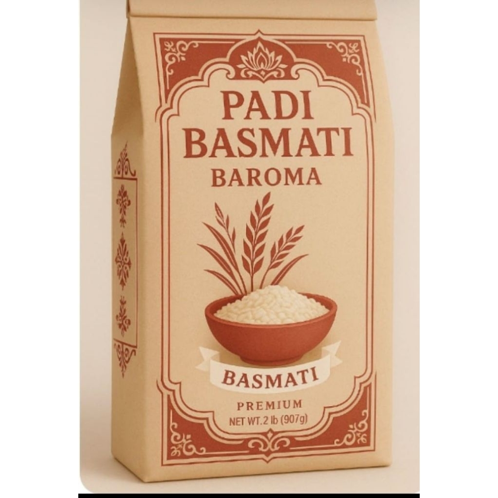 Benih padi basmati Baroma kemasan 1 kg
