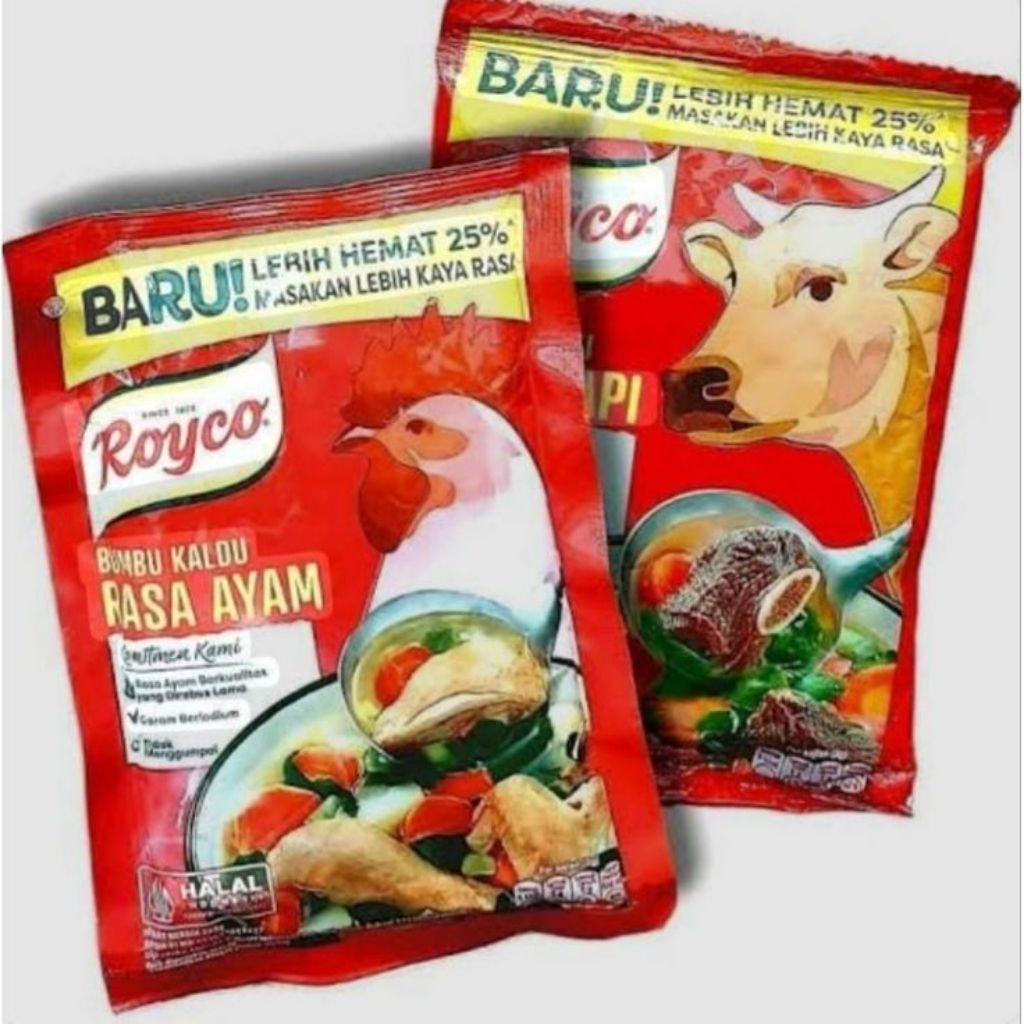 

Penyedap Masakan Kaldu Rasa Ayam/Sapi 500 Gr Curah Kemasan Repack Harga Murah
