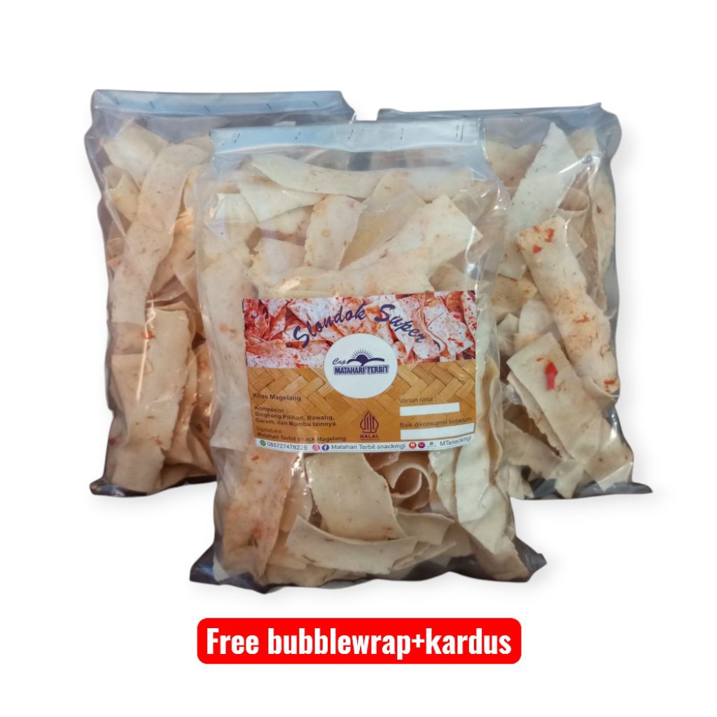 

Slondok Super Pedas Manis Mentah 1kg Jumbo Cap Matahari Terbit