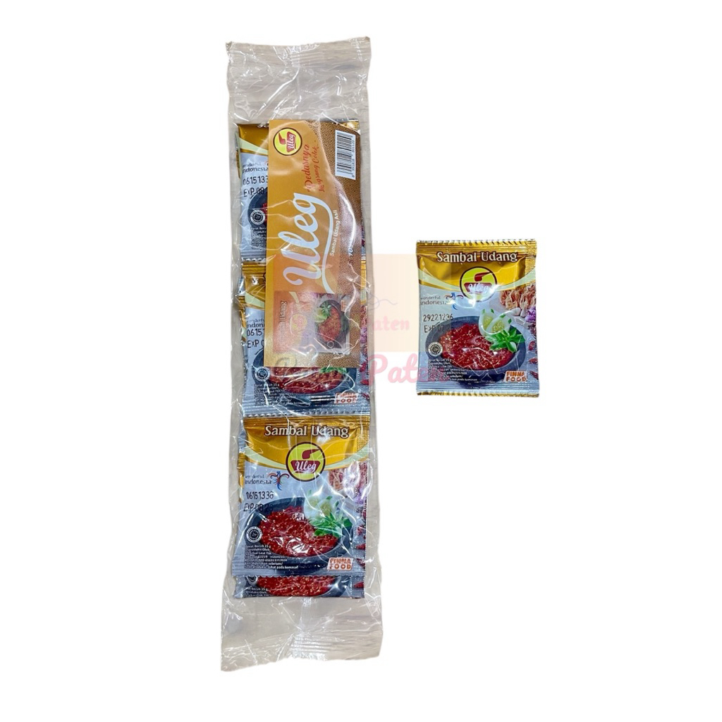 

SAMBAL UDANG FINNA ULEG 15 gr HALAL BPOM RI Sambel Uleg Finna Food
