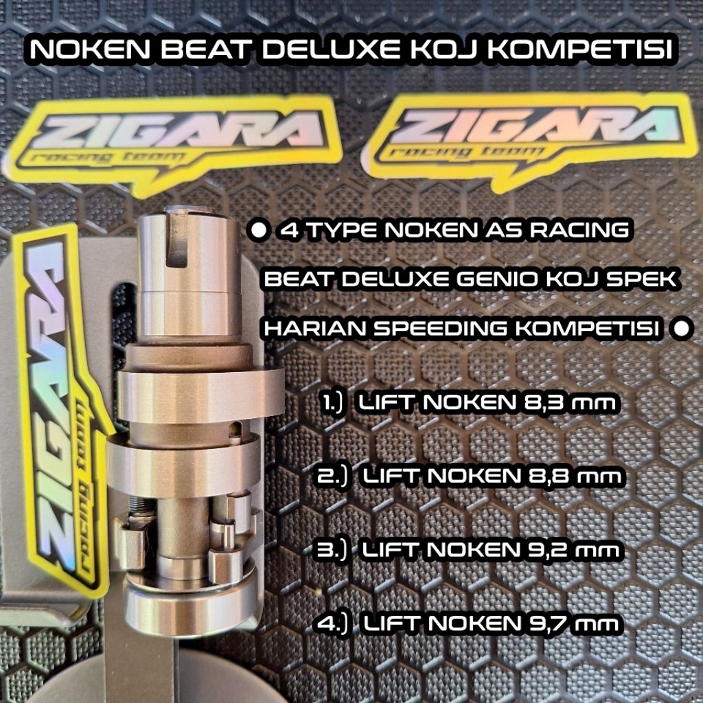 Noken As Racing Harian Speeding Kompetisi Beat Deluxe Genio KOJ - ZIGARA RACING