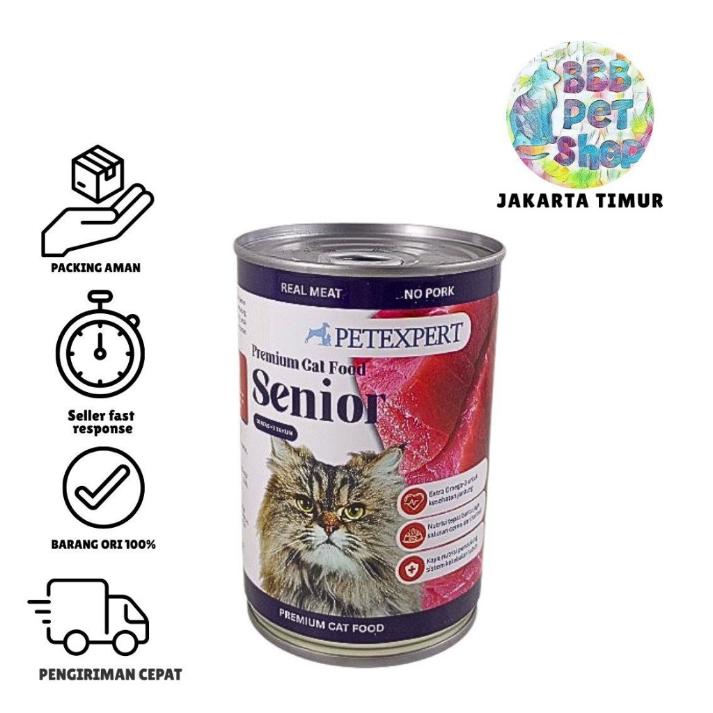 PETEXPERT SENIOR 400GR/PREMIUM CAT FOOD/WETFOOD