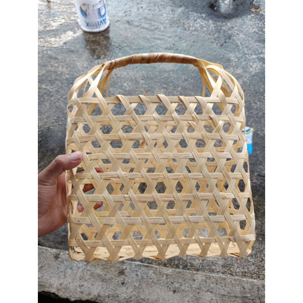 KERANJANG HAMPERS Souvenir Parcel Hantaran Keranjang anyaman Bambu Tasikmalaya