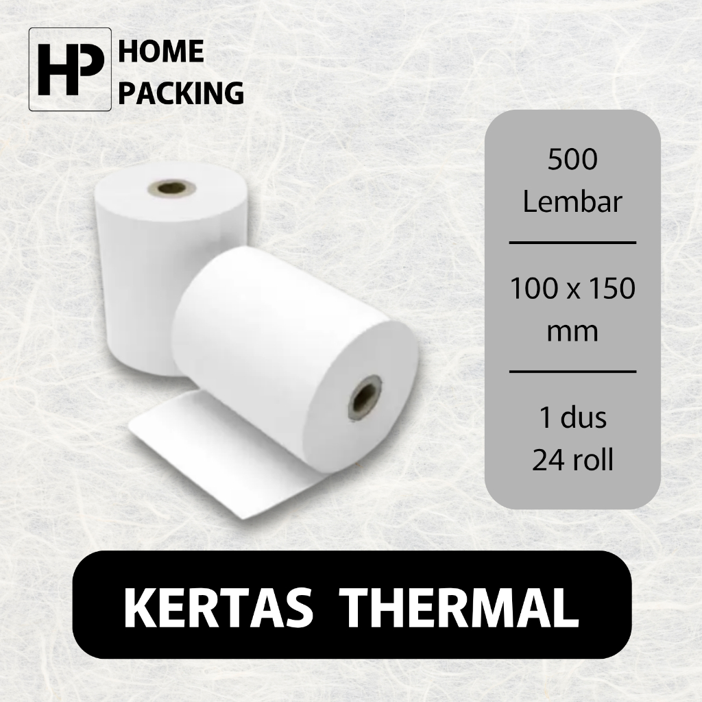 

HP KERTAS THERMAL RESI X PRINTER ISI 500 Pcs 100x150mm