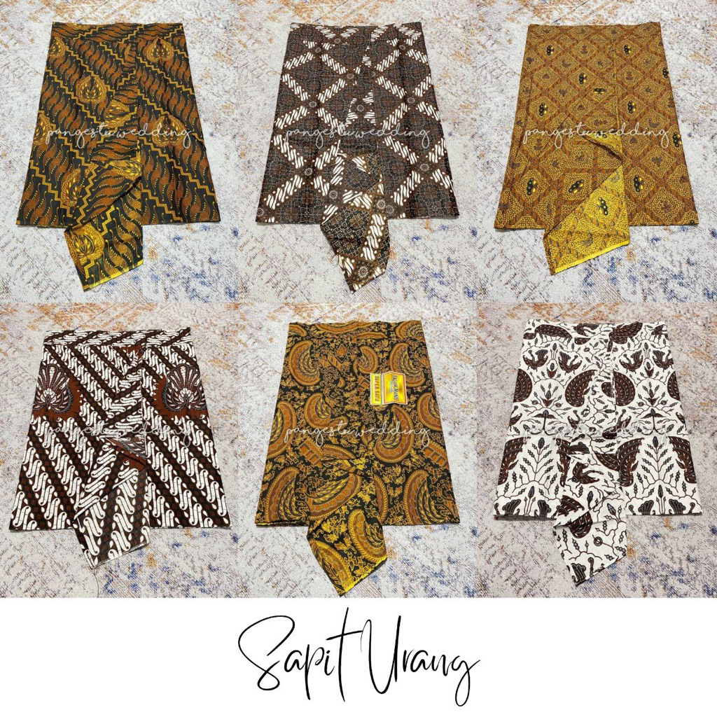 Jarik Sapit Urang - Motif Jarik / Batik Lengkap