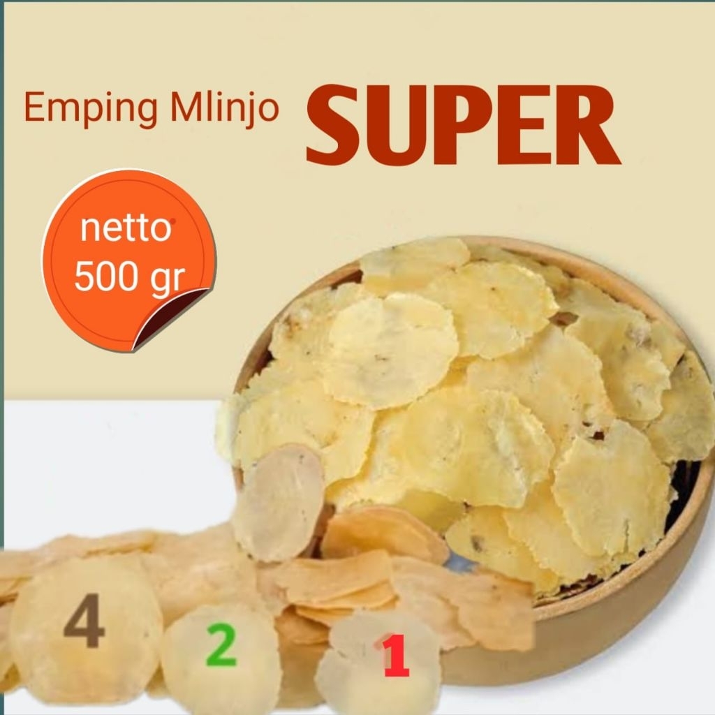 

500 gr emping melinjo mentah siap goreng