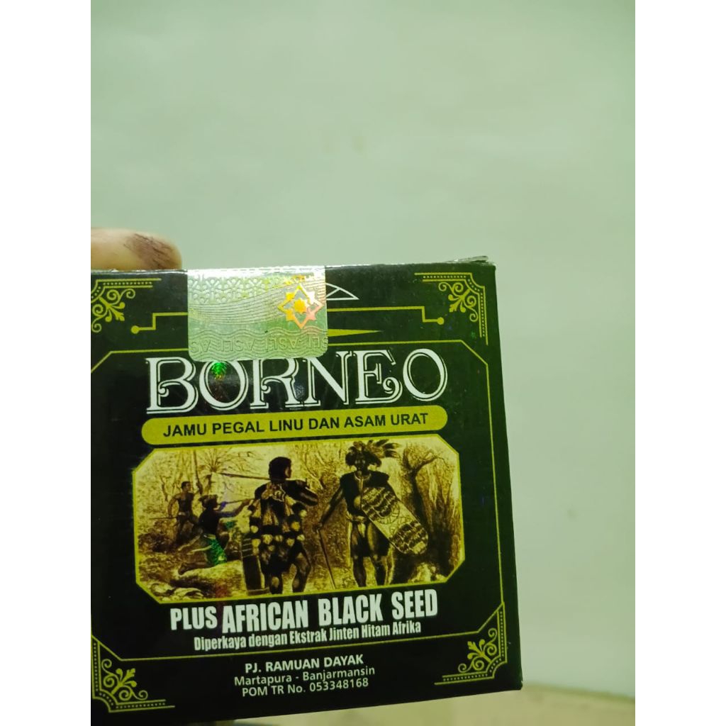 KAPSUL ASAM URAT BORNEO BLACK