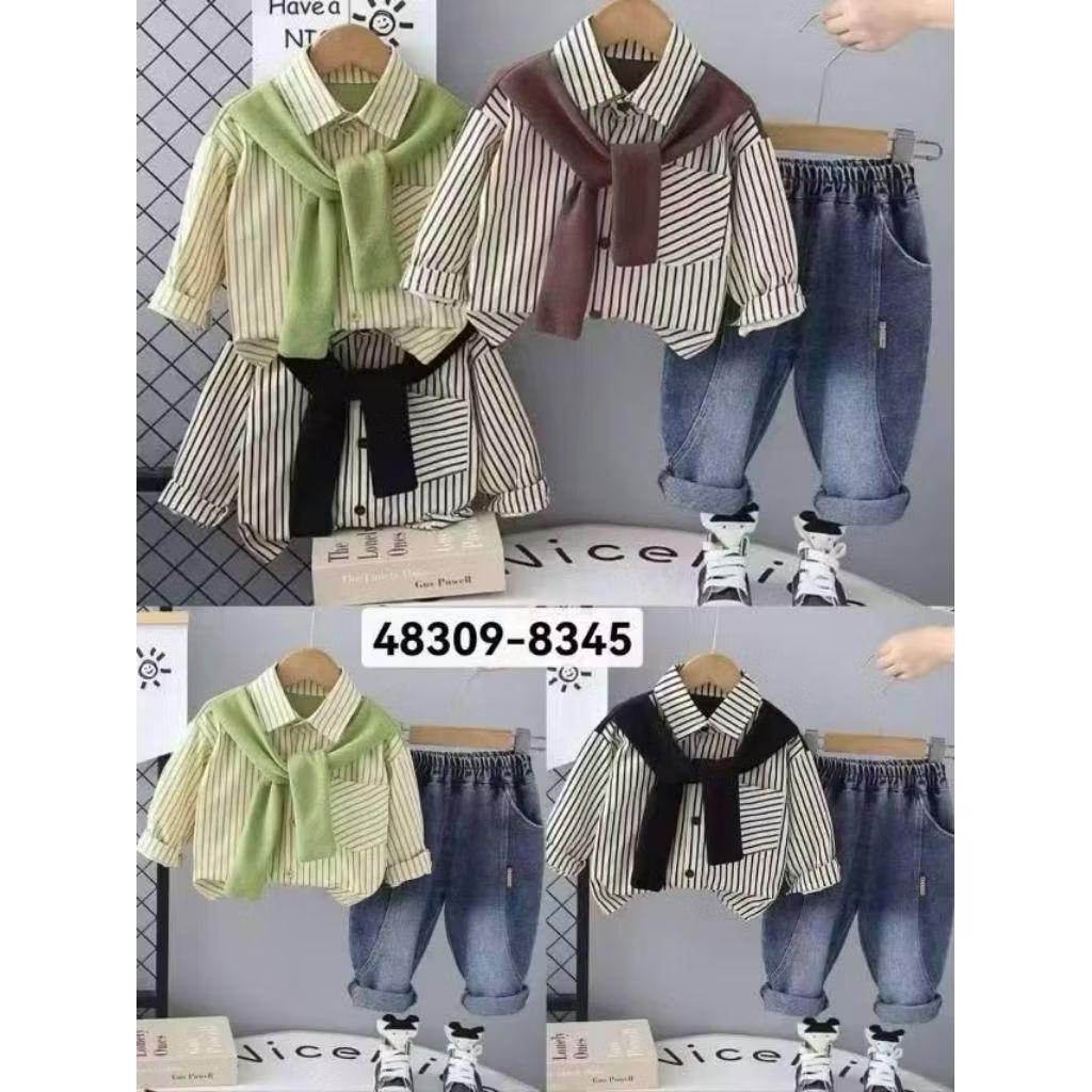 SETELAN ORIGINAL COWOK IMPORT PREMIUM BKK 1- TAHUN BAJU ANAK LAKI-LAKI | BAJU ANAK COWOK KOREA