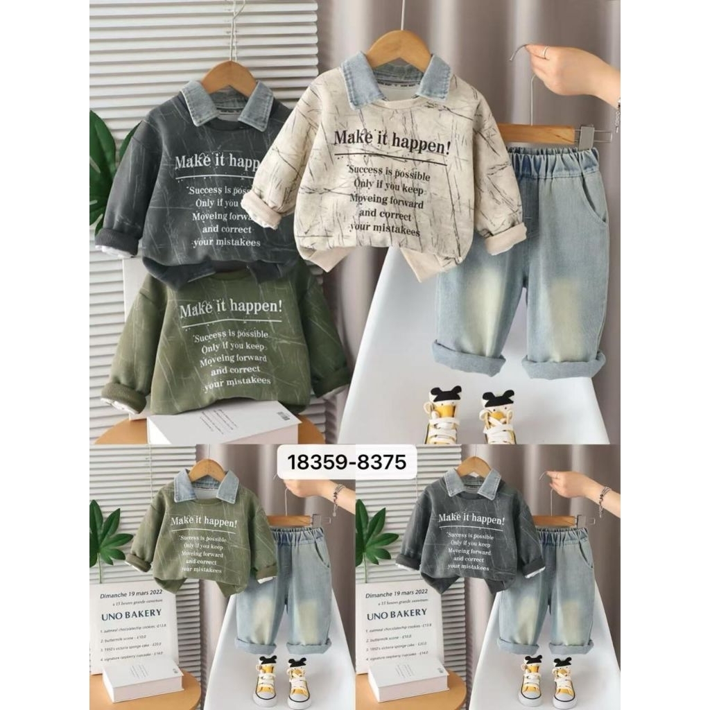 SETELAN ORIGINAL COWOK KEREN IMPORT PREMIUM BKK 1- TAHUN BAJU ANAK LAKI-LAKI | BAJU ANAK COWOK KOREA