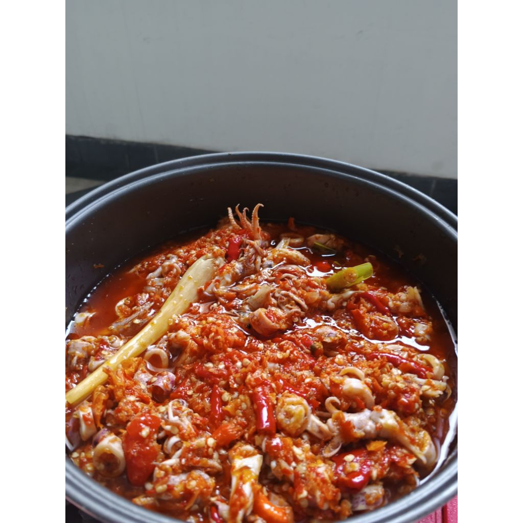 

Sambal Cumi Petai Super Pedas Mas Budi