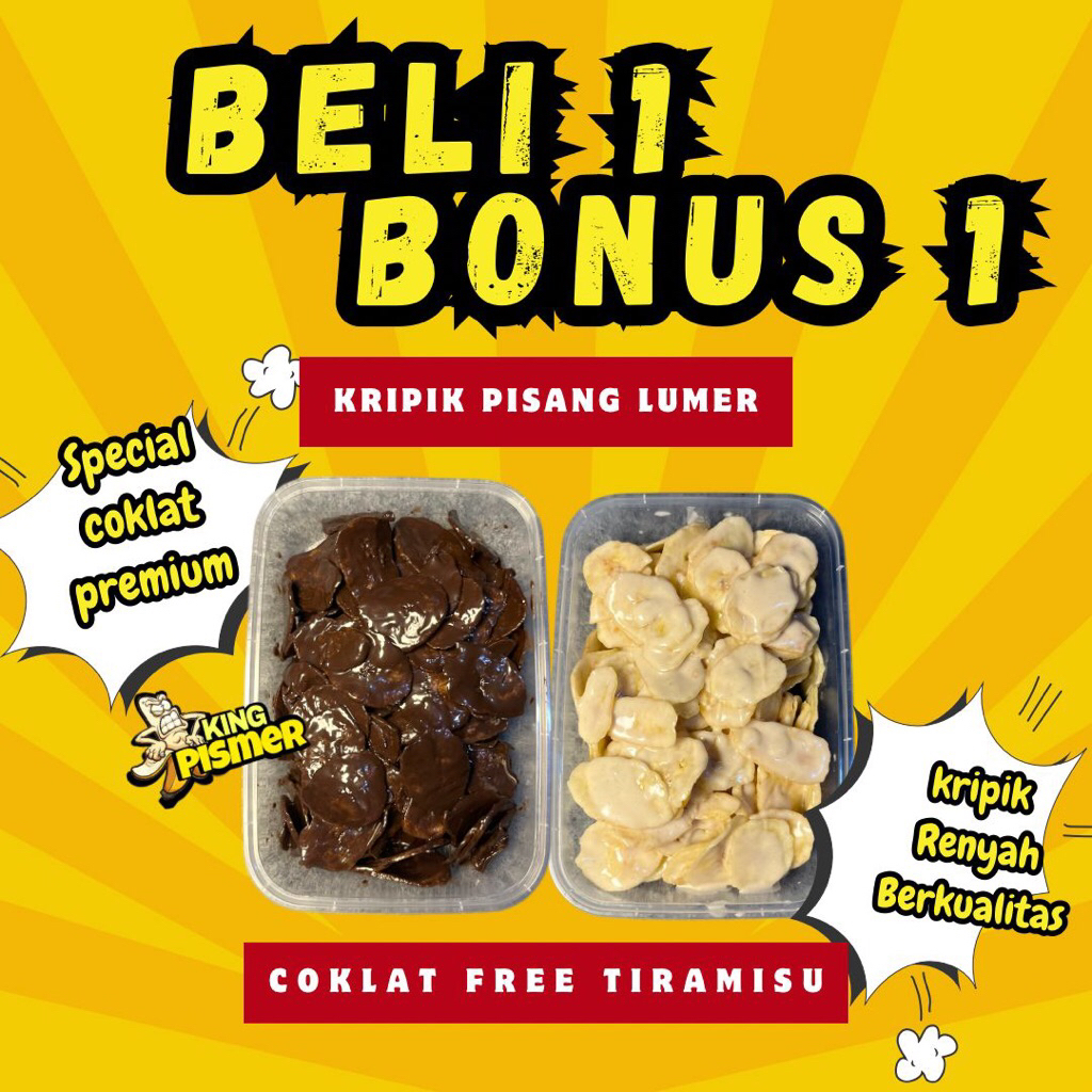 

KERIPIK PISANG COKLAT LUMER 300gr/CAMILAN ENAK DAN LEZAT!! MURAH