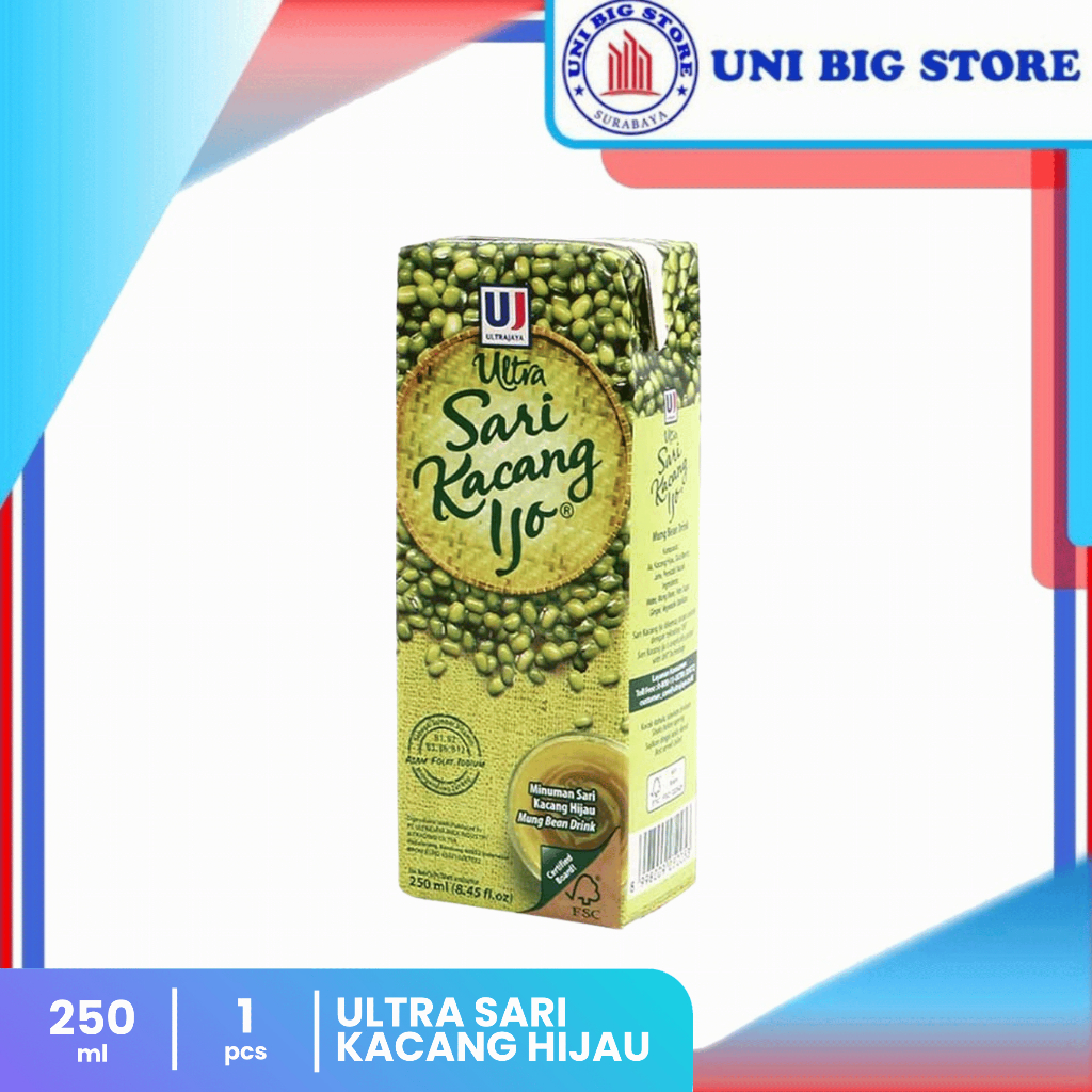 

Ultra Sari Kacang Ijo Minuman Kacang Hijau 250 ml