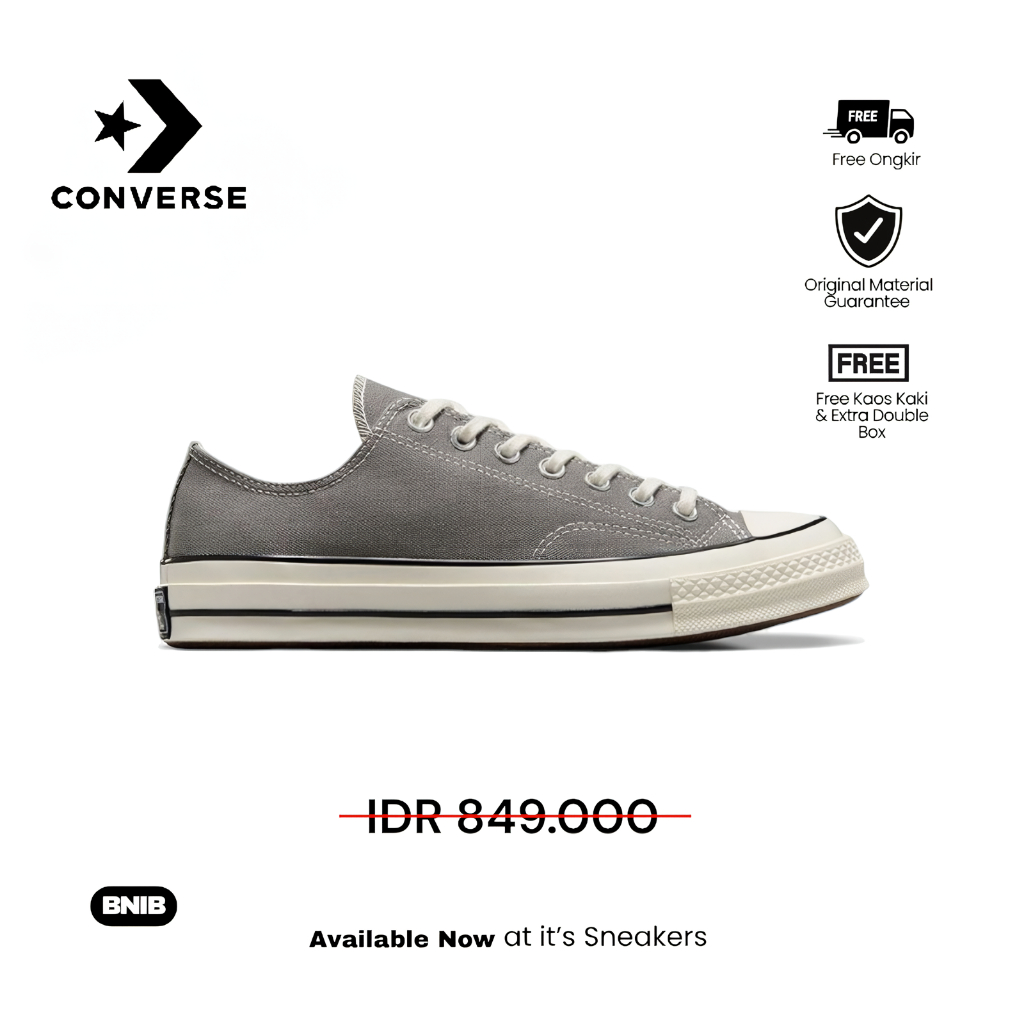 Sepatu Converse Chuck Taylor 70's Ox - Mason Grey