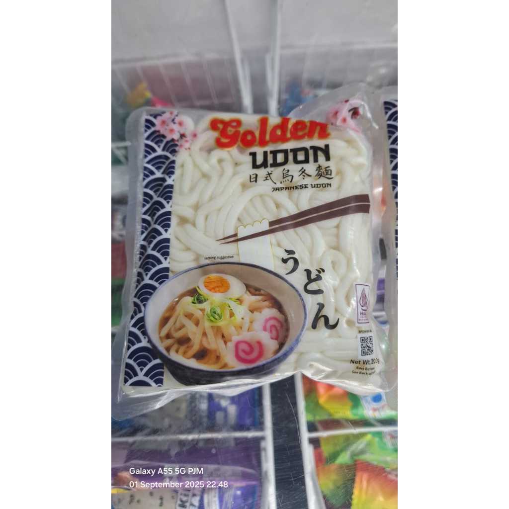 

Golden Udon Mie 200gr Berat Bersih
