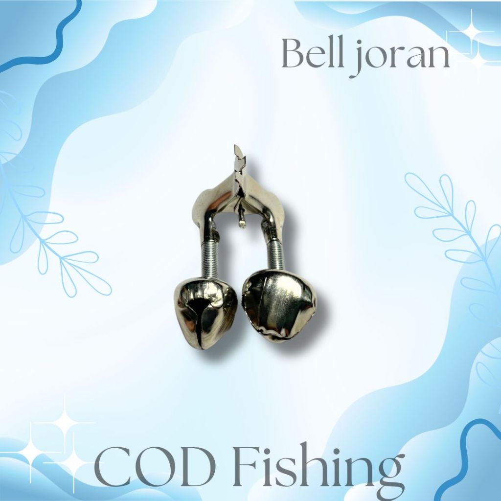 Bel Kerincingan Joran Pancing Double Besi Jepit