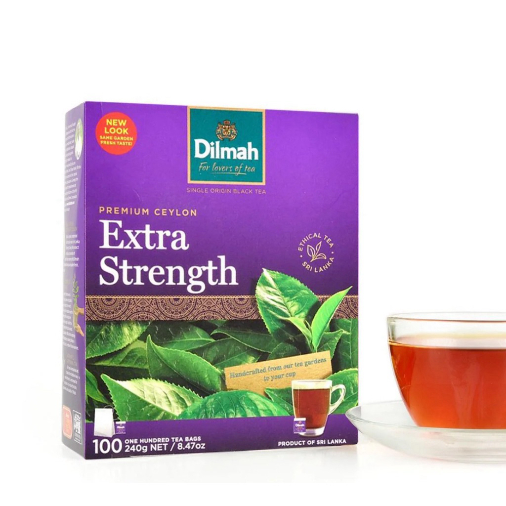 

Dilmah Tea Premium Ceylon extra strengh 100 bags 240 gr