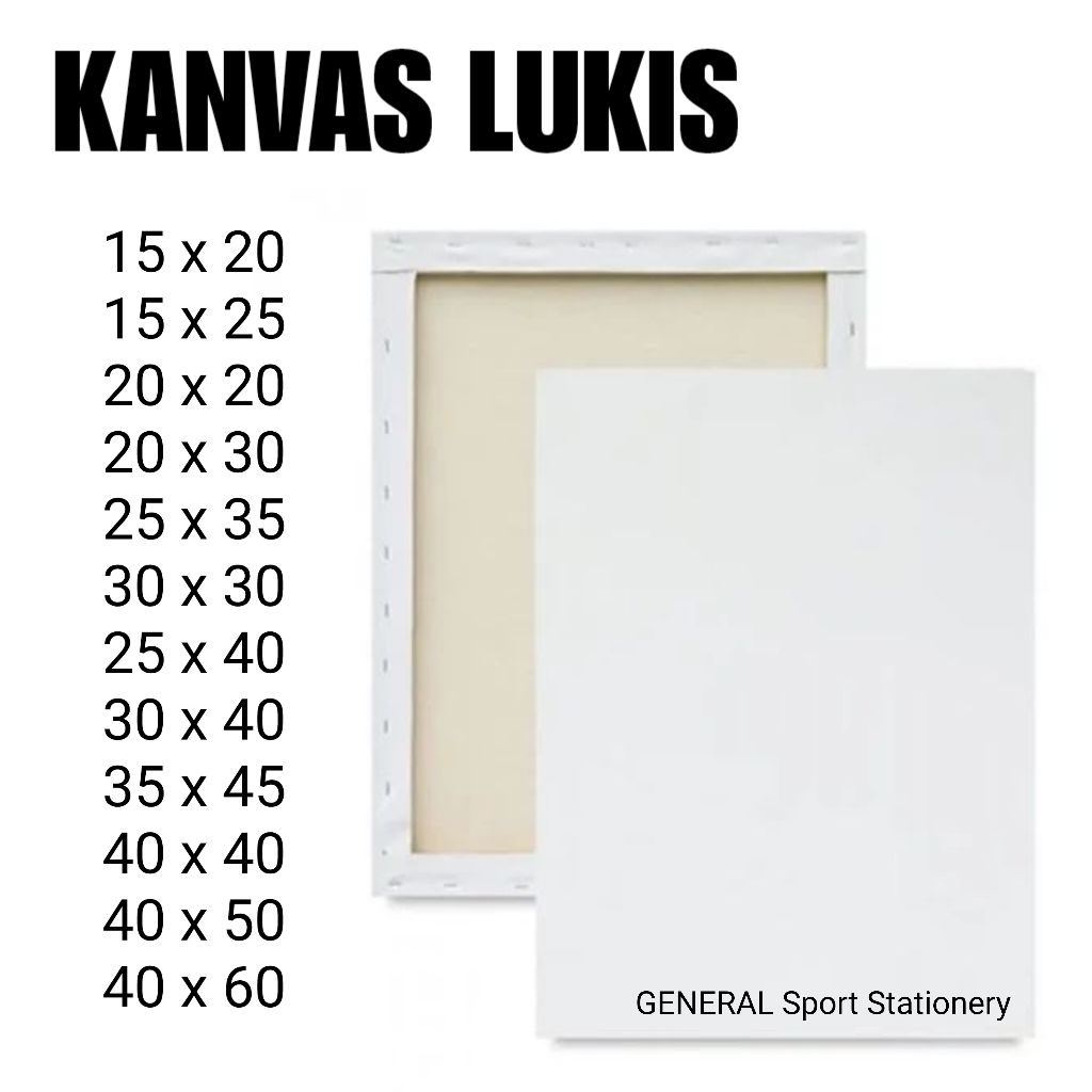 

Kanvas Lukis 15x20/15x25/20x20/20x30