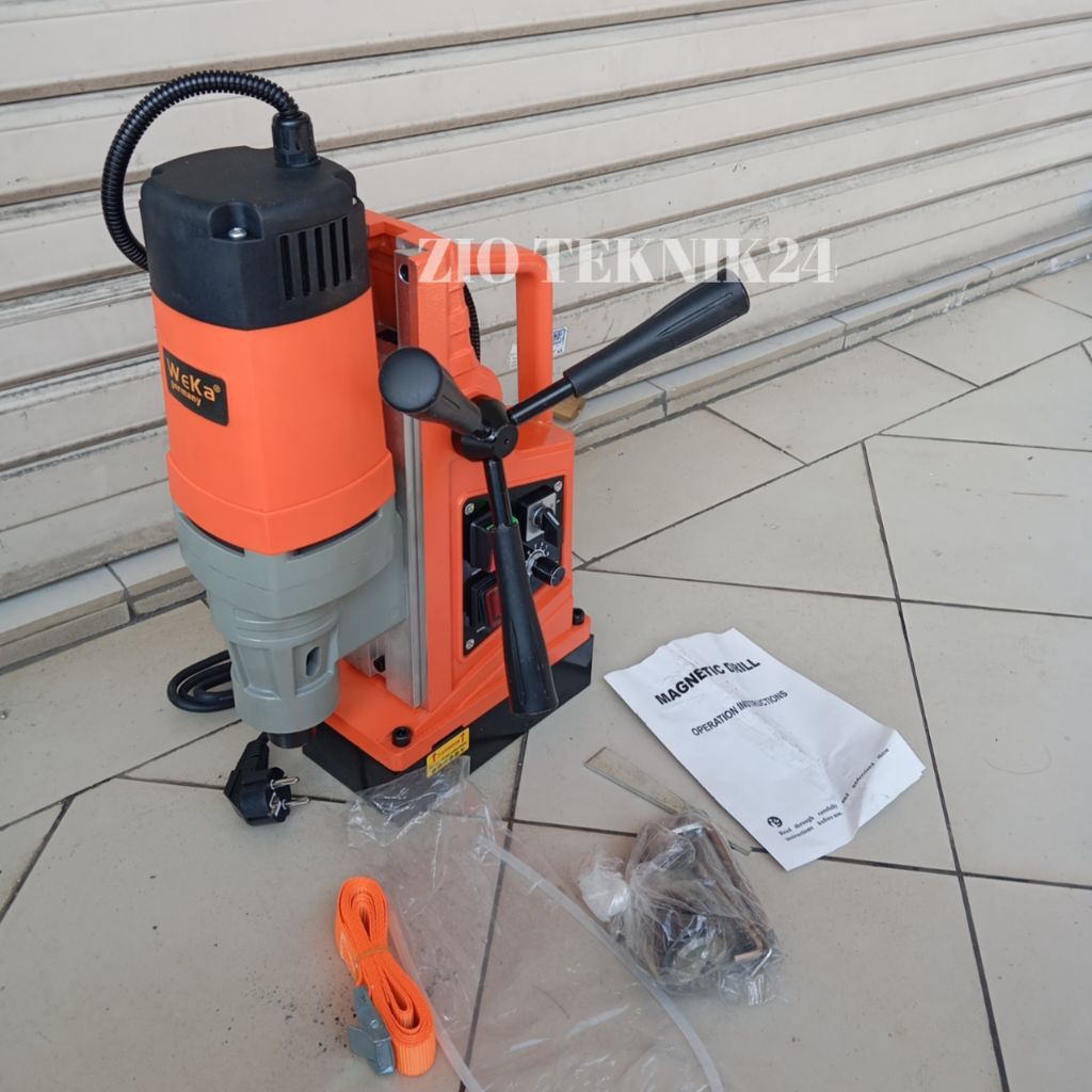 Magnetic Drill Machine ZT 32MM WEKA GERMANY Mesin Bor Magnet ZT 32MM KOMPLIT