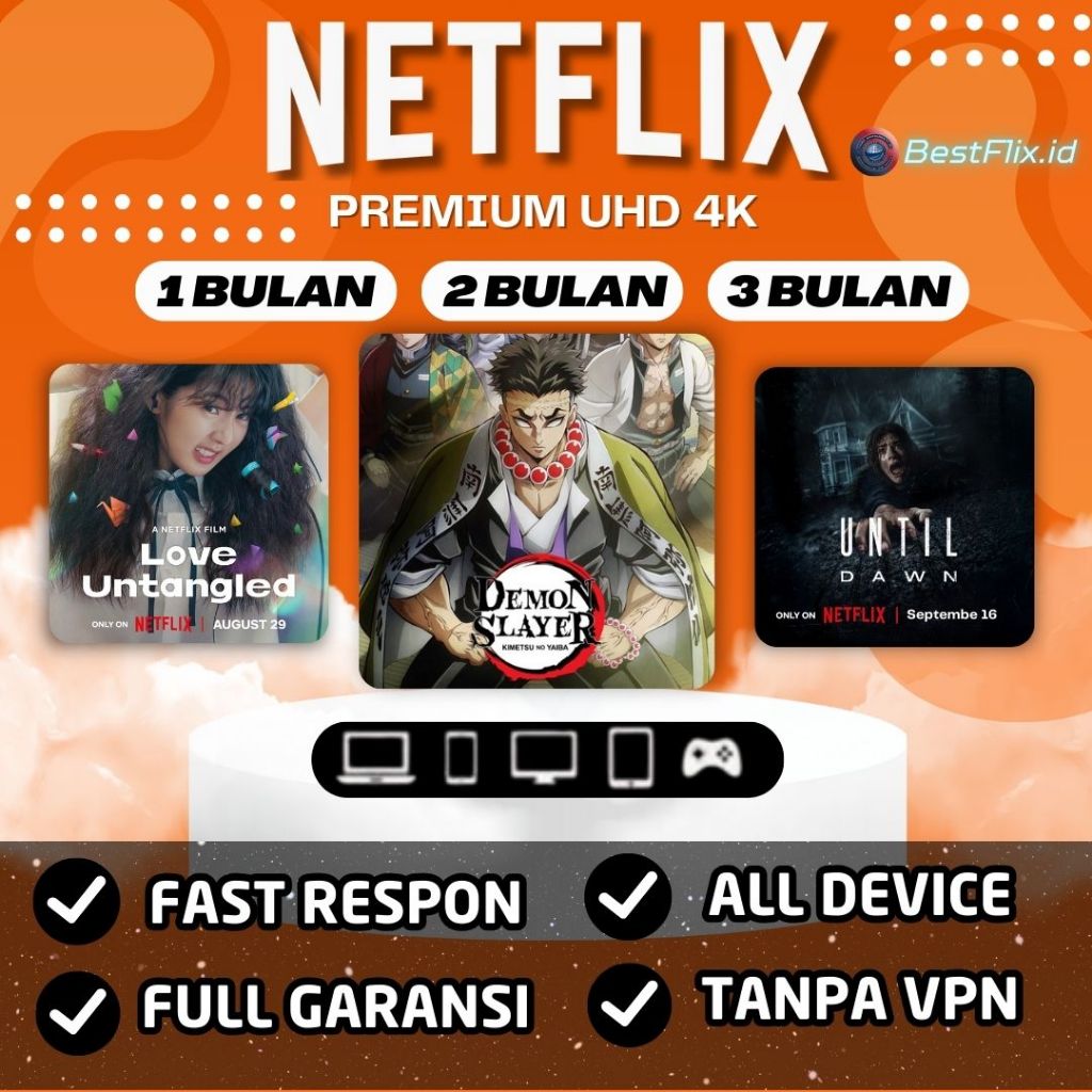Akun Premium NetflixXx 1–3 Bulan | Akses Film Legal & Aman 02