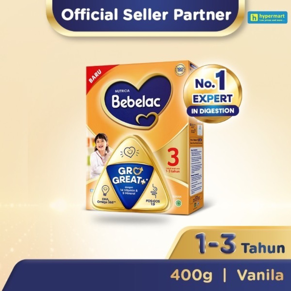 

Bebelac 3 vanilla 400gr