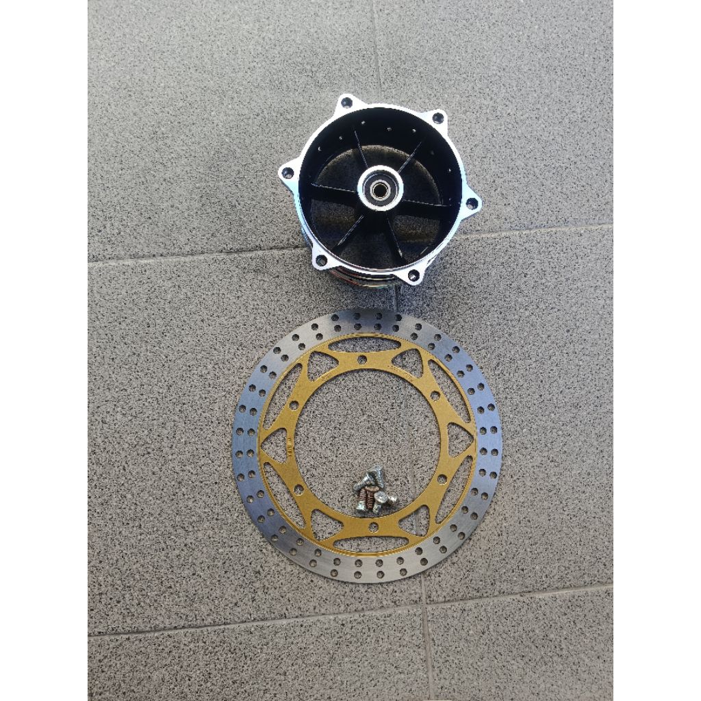 Tromol depan ninja 150R set tromol plus piringan ninja 150