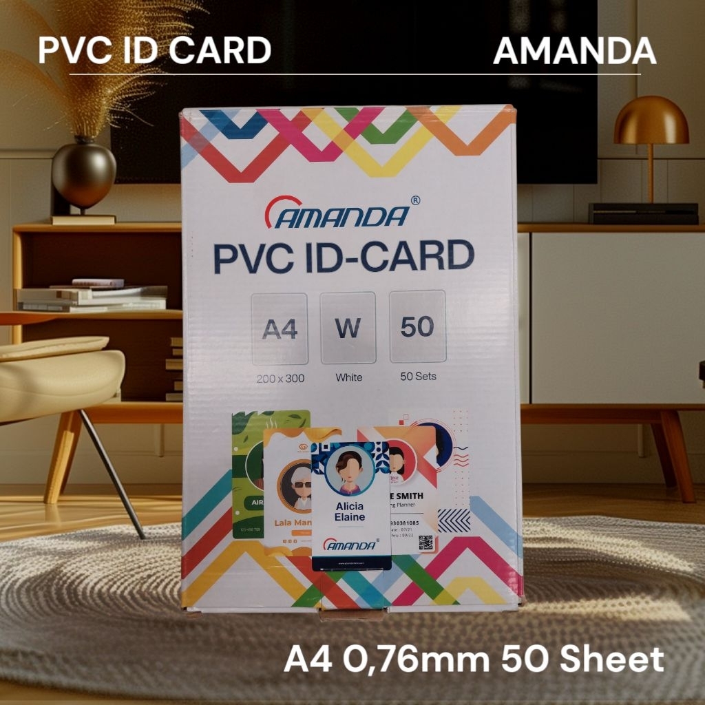 

Kertas PVC Bahan ID CARD Amanda / PAPER ID CARD AMANDA