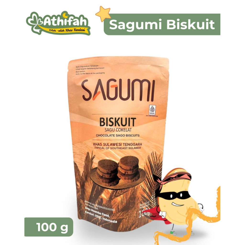 

SAGUKU-Biskuit Sagu Cokelat