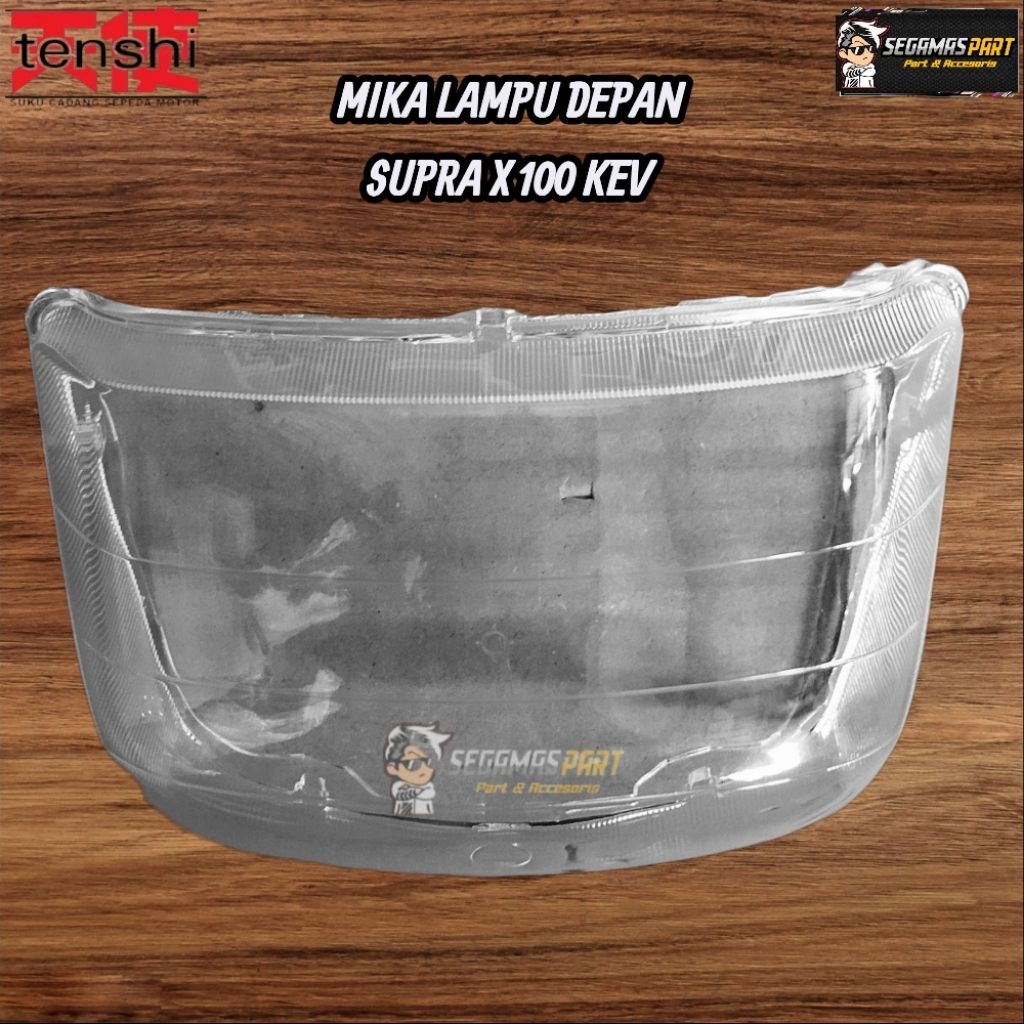 Mika Kaca Lampu Depan Honda Supra X 100 Lama KEV