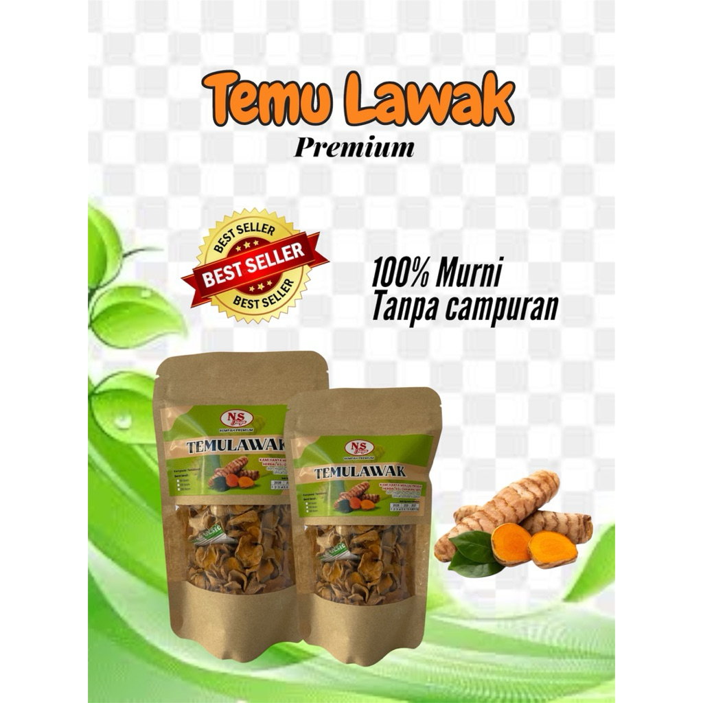 

Temu Lawak iris kering / Rempah / Bumbu Dapur / 100% Premium