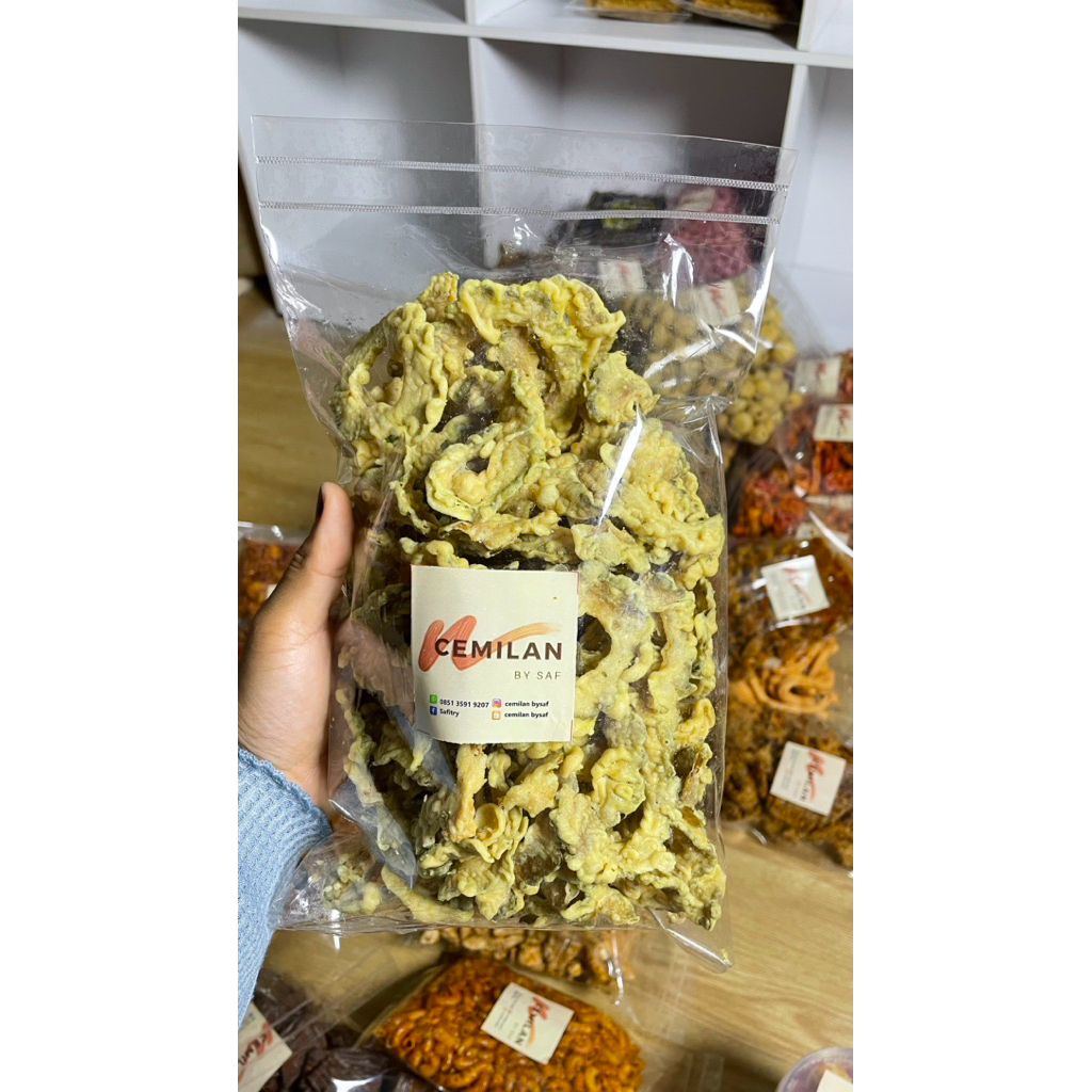 

kripik pare 250g tidak pait