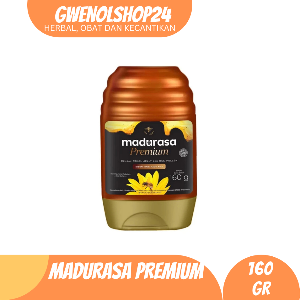 

Madurasa Premium 160 ml Airmancur | Madu Asli Royal Jelly Bee Pollen