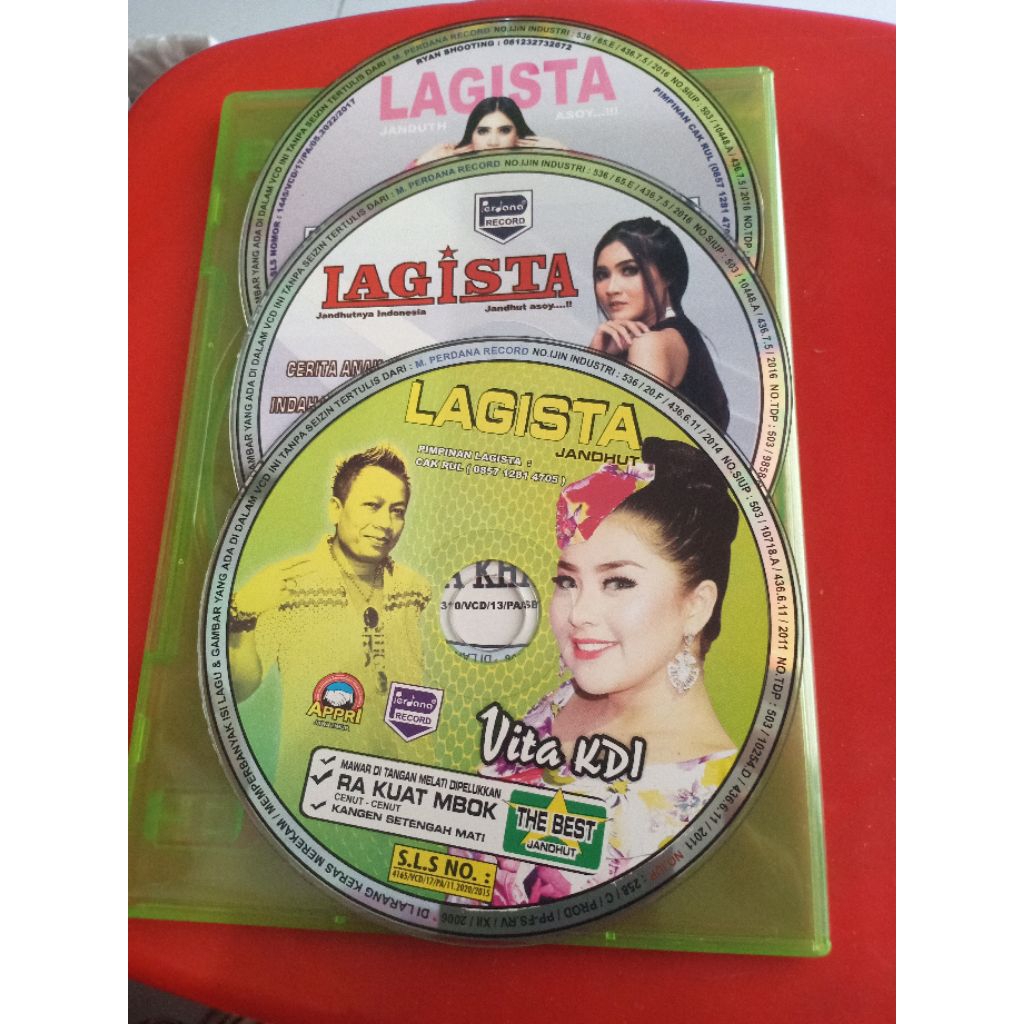 VCD LAGISTA 3 MACAM VOL 2 TANPA COFER BONUS BOX