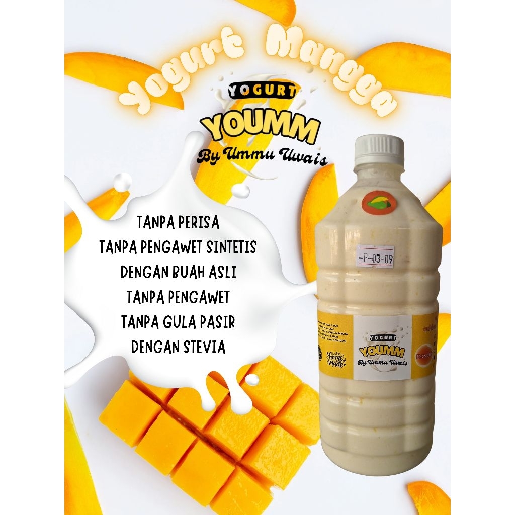 

Yogurt homemade dengan buah asli tanpa perisa tanpa pengawet tanpa gula pasir