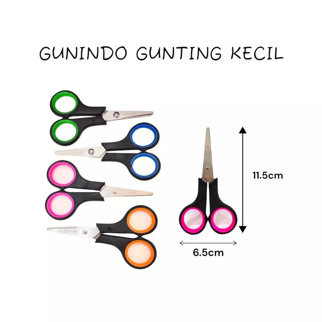 

[350GR] GUNINDO GUNTING KERTAS KECIL STANDAR BESAR OMM / GUNINDO GUNTING OMM / GUNTING KERTAS