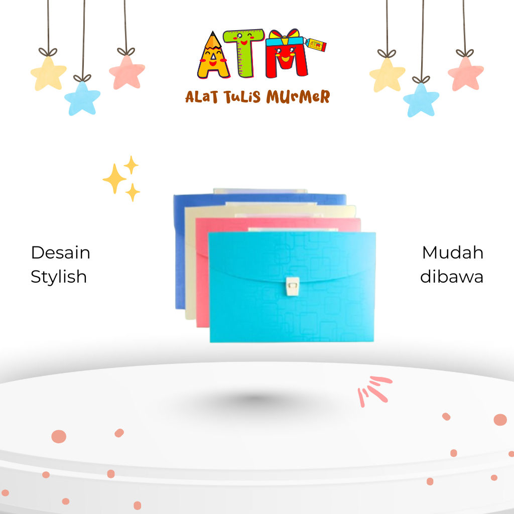 

Tempat File/Organizer/Arsip File/Borneo Expanding File Folio 5588