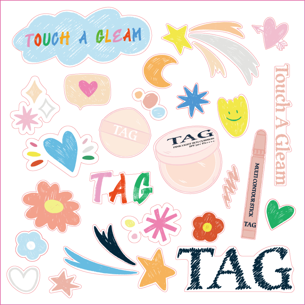 

[NOT FOR SALE] TAG DIY Sticker