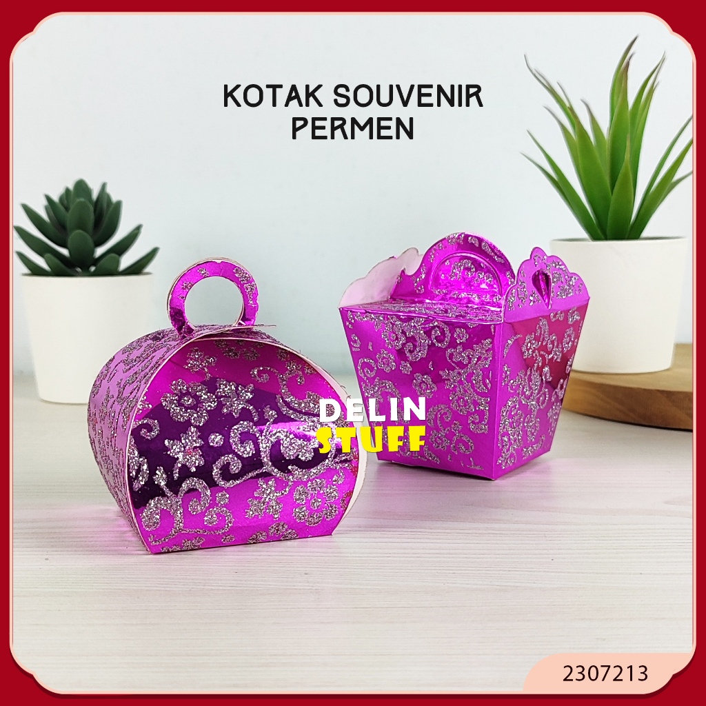 Kotak Souvenir Pernikahan Mini Kotak Permen Candy Box Souvenir Kotak Permen Wedding (2307213)