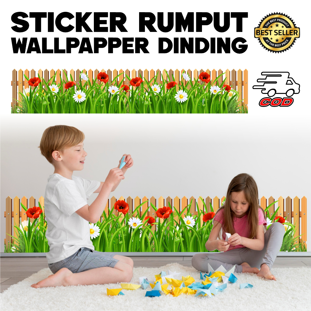 

Stiker Dinding Rumput / Rumput viral / Stiker Rumput Kupu Kupu / Tahan Air / Langsung Kirim