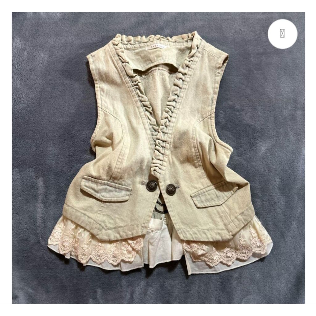 Vest Denim Axes Femme