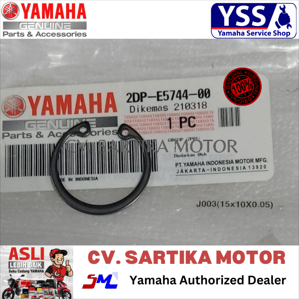 Klip kancing snap ring bearing puly secondary cvt nmax / CIRCLIP (2PH1) / 2DP-E5744-00