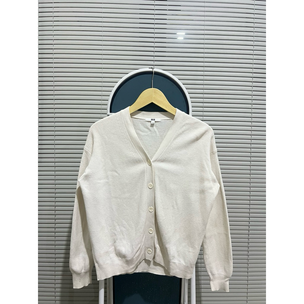 Uniqlo waffle cardi preloved