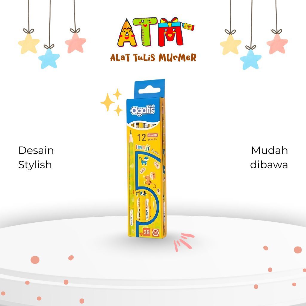 

Pensil/Pensilkarakter/Pencil/Agatis Neopex Pensil Tulis 2B Imajiku Edition Series Wild Animal