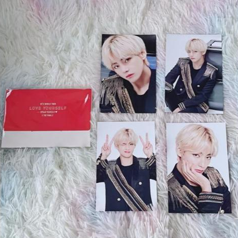BTS V PHOTO SET SYS FINAL OFFICIAL LOVE YOURSELF SPEAK YOURSELF TAEHYUNG PHOTOCARD