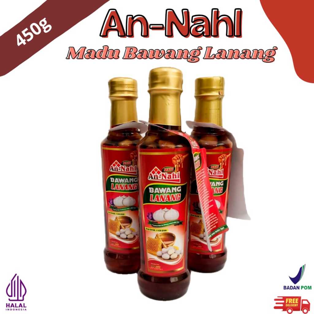 

Madu Super Bawang Lanang An Nahl 450 gram -Bawang tunggal Kualitas Super Honey Herbal